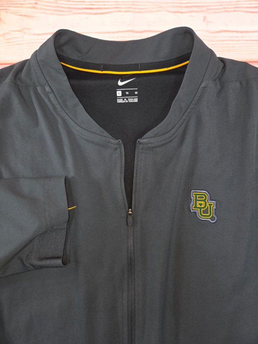 Nike Baylor University Black Lightweight Full-Zip Jacket XL Sportswear